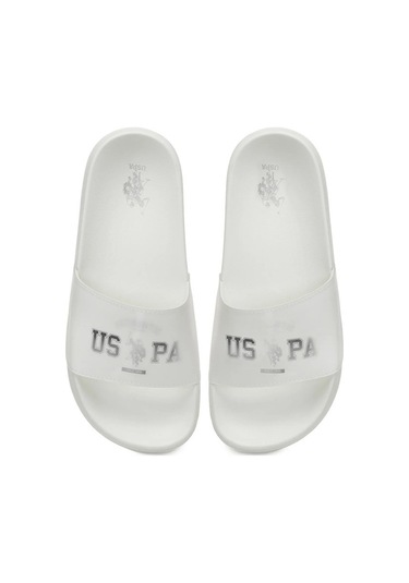 U.s. Polo Assn. 101984308 Arwen 5fx Beyaz Kadın Terlik Beyaz