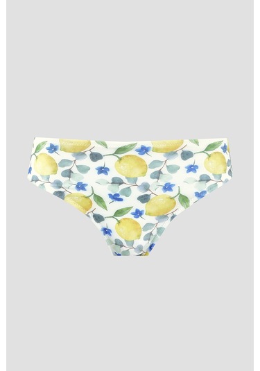 Loya Kadın Renkli Lemon Tek Alt Bikini Çok Renkli
