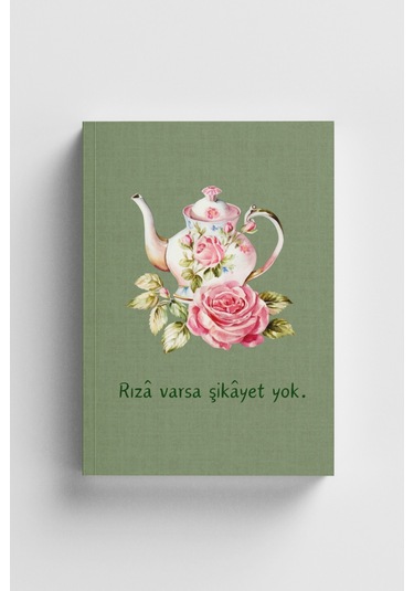 Rıza Varsa Şikayet Yok İslami Defter Ayet-hadisli Çok Renkli