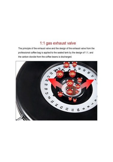 Dancemonkey 1200ml Paslanmaz Çelik Mühürlü Gıda Kahve Saklama Kabı, Küçük Boyutlu Tasarım 3 Izgara