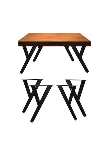 Metal Sehpa Ayağı 4 Lü Y Model Sehpa Ayakları Metal Ayak