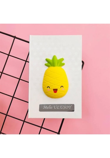 Kişiye Özel Sevimli Ananas Squishy Defter