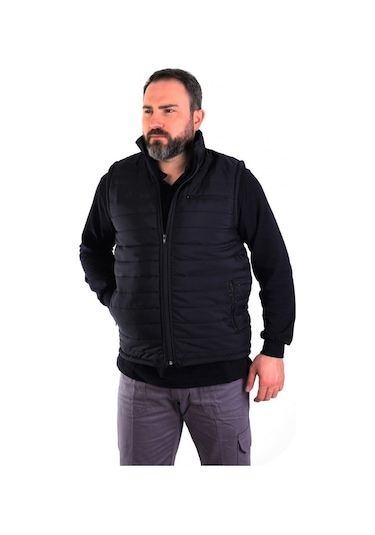 Eser - Dar Ray Polarlı Mikro Yelek - Lacivert