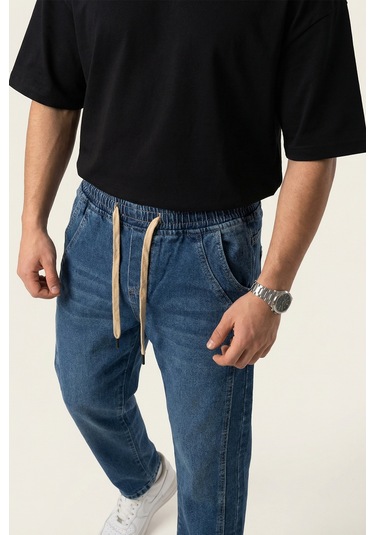 Bigdart Erkek Rahat Kesim Baggy Jean Pantolon 30076 - Lacivert