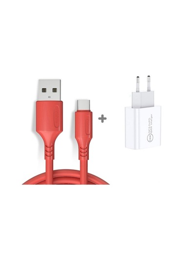 Willowhaven 3a Hızlı Şarj Type-c Kablosu - Güvenli Ve Dayanıklı Kırmızı