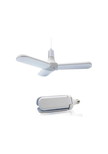 Pervane Katlanabilir Led Ampul Beyaz Işık E27 45W