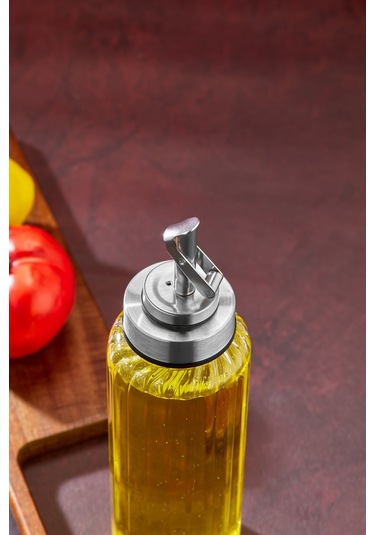 Cooker 510 Ml Borosilikat Cam Yağdanlık Şeffaf