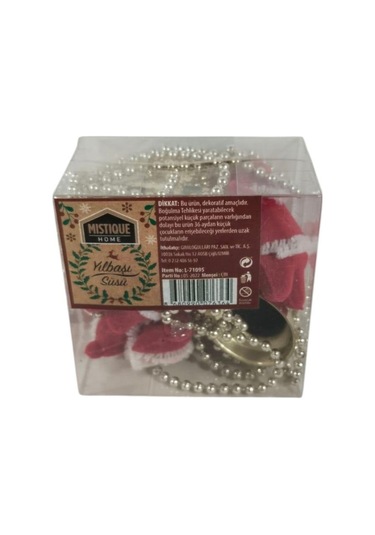Yılbaşı Ağaç Süsü Noel Baba Zincir Süs Leva 200621