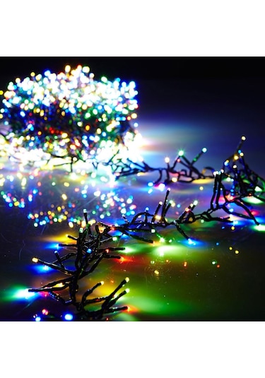 RENKLİ LED IŞIK 100 LED 4 METRE PİRİNÇ LED IŞIK RENKLİ LED IŞIK YILBAŞI AĞACI IŞIĞI PİRİNÇ LED DEKOR IŞIK Çok Renkli