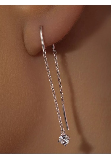 925 Lıght Gümüş Uzun Küpeler, Mücevherler 136015657 Diğer