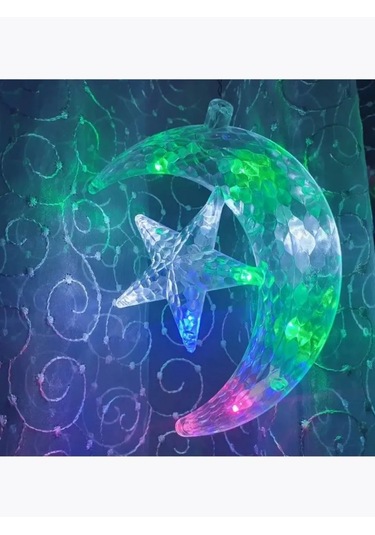 Amikoo Led Püsküller Ay Ve Yıldızlar 304572715 Beyaz