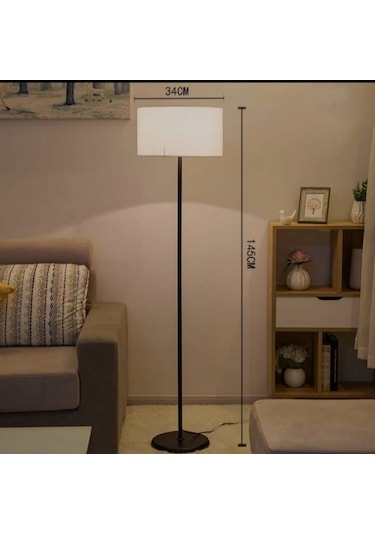 Mylights Modern Spor Lambader Köşe Lambası Yerden Aydınlatma Abajur En