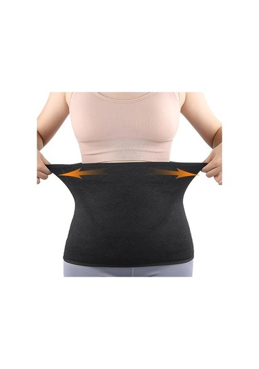 Pazly Suntek Bel Isıtıcı Sırt Destekleyici Kalın Koruyucu Rahat Siyah Siyah