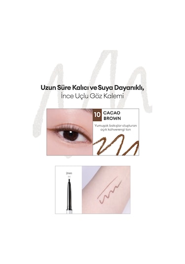 Clıo Sharp So Simple Waterproof Pencil Liner 10 Cacao Brown