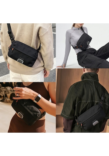 Mack Mce-1226 Explor Crossbody Seyahat Çantası Siyah