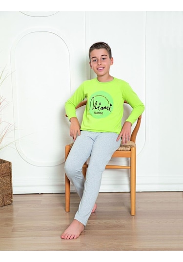 Donex Erkek Çocuk Uzun Kollu Pijama Takımı 502 001