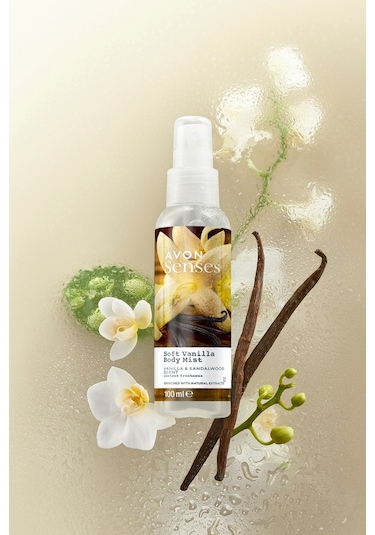 Avon Soft Vanilya ve Sandal Ağacı Kokulu Vücut Spreyi 3 x 100 ML