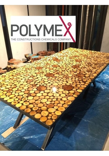 Polymex 5005 Ultra Şeffaf Epoksi Solventsiz Uv DayanıMLı 3Kgxx