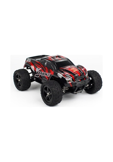 Remo 1635 1/16 Ölçek, 4wd Off Road Monster Truck Smax Kırmızı Kaportalı, Fırçasız Motorlu, 7.4v 1500mah Li-po Pilli, Rc Model
