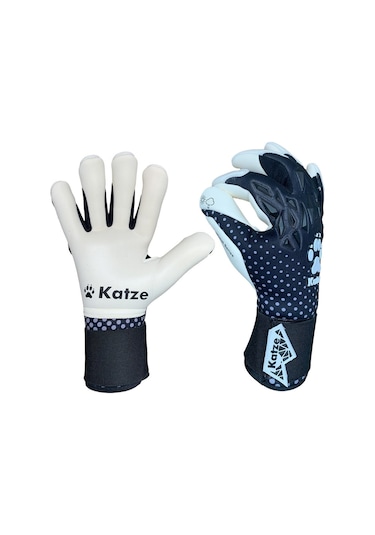 Katze Eagle Kaleci Eldiveni Siyah Beyaz Siyah - Beyaz