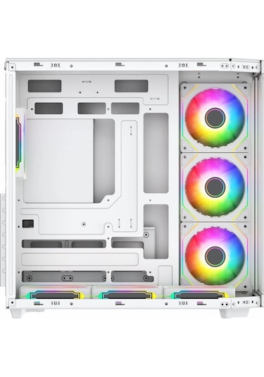 Powerboost Pb-a4375w 750w 80+ Bronz Usb 3.2 Argb Atx Mid Tower Beyaz Kasa