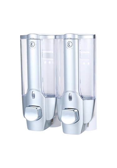 Leezsing Kilitlenebilir Sabunluk 2 Bölmeli Duvara Monte Sabunluk Ev Ticari Kullanım İçin Üst Düzey Büyük Kapasiteli Sabunluk