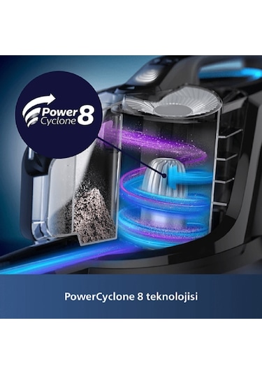 Philips XB7151/07 Marathon Daily 900 W Toz Torbasız Süpürge