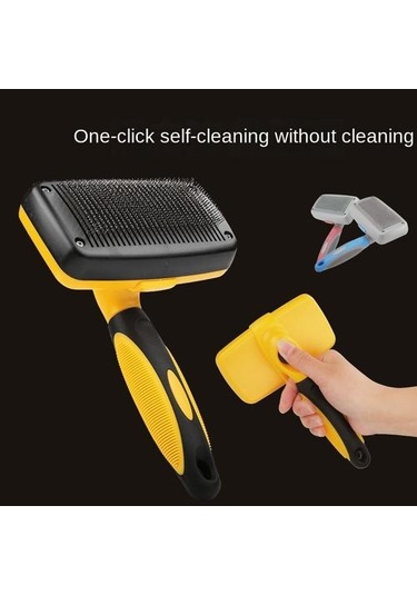 1 Adet Çok Amaçlı İğne Tarak Köpek Kedi Yavru Köpek Evcil Tarak Fırça Köpek Saç Çıkarıcı Rake Tarak Pet Güzellik Bakım Aracı Köpek Tarakları