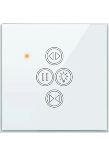 Tuya Destekli Akıllı Wifi Beyaz Renk 2in1 Panjur Işık Anahtar