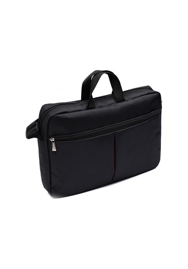 Moda Çanta 8141 Siyah 13.3” Notebook Kumaş Evrak Çantası Siyah