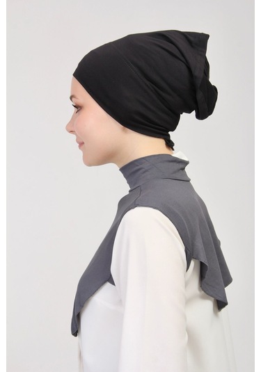 Düz Balıkçı Yakalı Kurtarıcı Boyunluk Füme