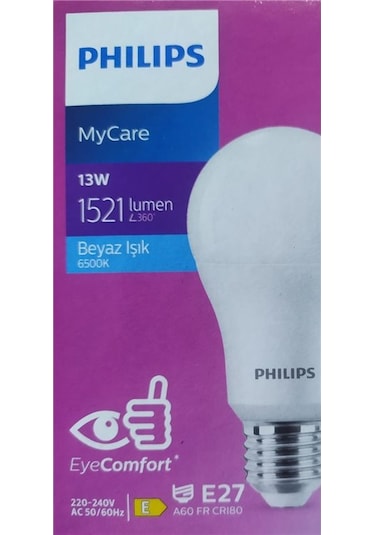 Philips Mycare 13 Watt 1521 Lümen Beyaz Led Ampul