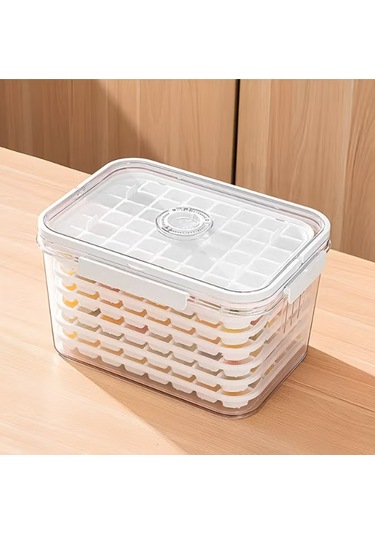 Büyük Kapasiteli Buz Yapma Ve Saklama Kabı Beyaz