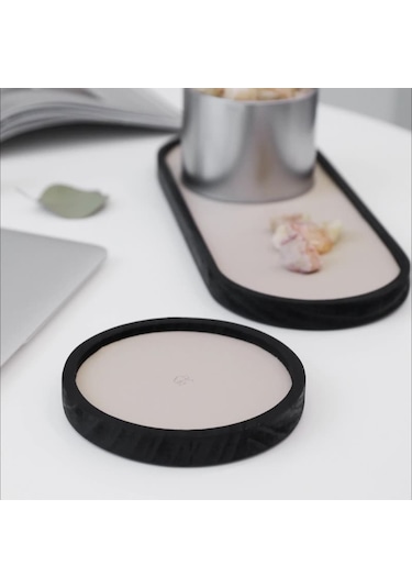 Sones Masaüstü Sığ Depolama Tepsisi Çeşitli Eşya Tepsisi Mücevher Sergileme Tepsisi, Üçgen Yeşil Lotus