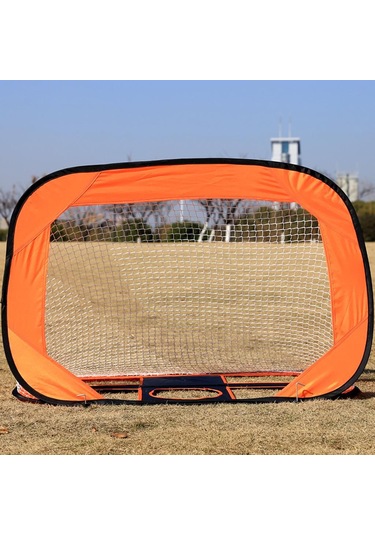 Homyl Çocuklar Taşınabilir Futbol Gol Mini Kapısı Açık Turuncu