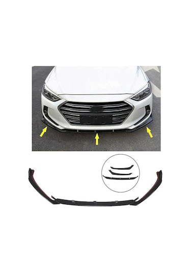 Hyundai Elantra 2016-2018 Ön Lip  Kulaklı