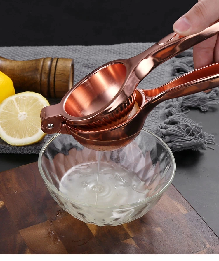 Mybru Rose Paslanmaz Çelik Limon Sıkacağı Narenciye Sıkacağı Büyük Boy Çok Renkli