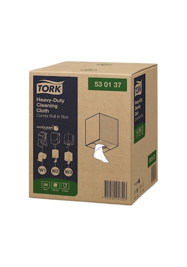 Tork 530137 Ağır Kir Temizlik Bezi Tek Katlı 1 Rulo X 280 Yaprak