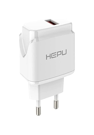 HEPU HP617L 2.1A Seyahat Şarj Aleti USB-Lightning Kablo Set