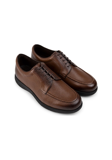 Deery Hakiki Deri Taba Rengi Günlük Erkek Ayakkabı - 01930mtbac01 Taba