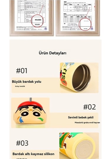 Maoyaya Büyük Kapasiteli Paslanmaz Çelik Termos Mavi 1 Lt - Mavi Renk Mavi