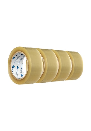 Bonabant Akrilik 4,5Cm X 200Mt 4 Adet Şeffaf Koli Bandı