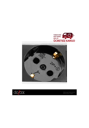 Dorax 6'Lı Schuko Kabinet Grup Prizi (Pdu) 16A Sigortalı