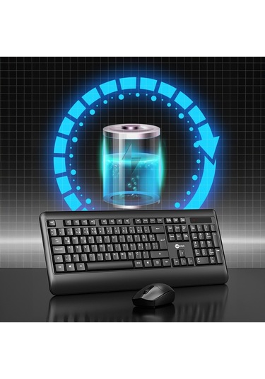 Lecoo Kw202 Kablosuz Türkçe Q Klavye & Mouse Set Optik