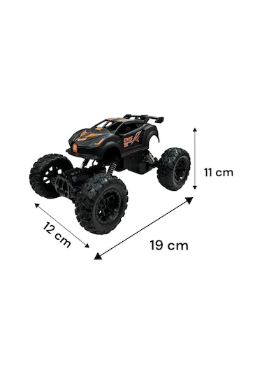 Uzaktan Kumandalı Bluetooth Telefon Kontrollü Jeep Araba Drift Şarjlı Rock Crawler 19 Cm Off-road