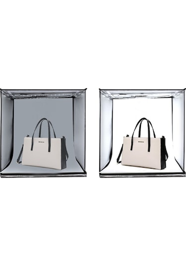 Puluz PU5040 40 x 40 CM Profesyonel LED Işıklı Ürün Fotoğraf Çekim Çadırı