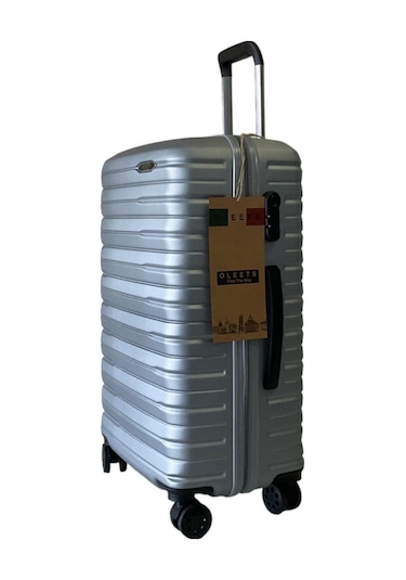 Oleets Unisex 4 Tekerli Kilitli Orta Boy Valiz Bavul