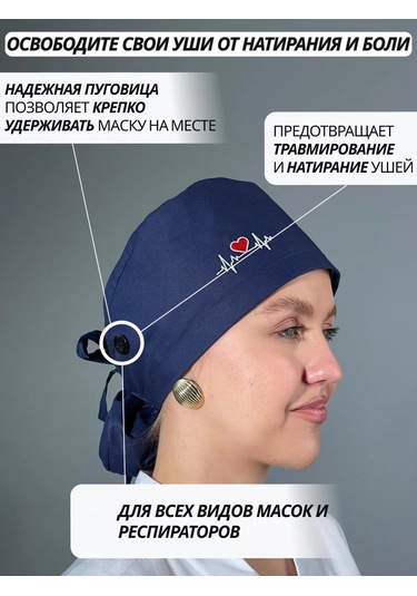 Geminiko Saç İçin Cebe Sahip Tıbbi Bone 340343667