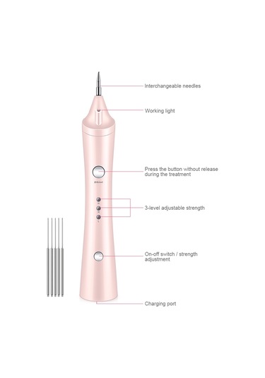 Sones K-skın Kd306 Lazer Nokta Belirleme Makinesi Plazma Kalemi Koyu Kirpik Sökücü Yüz Spazmı Giderme Dövme Cilt Bakımı Pembe