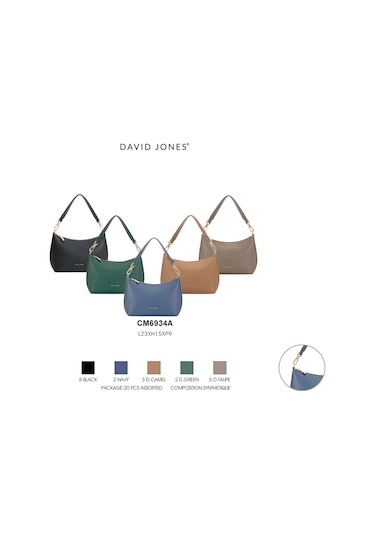 David Jones Kadın Omuz Çantası Cm6934a Siyah